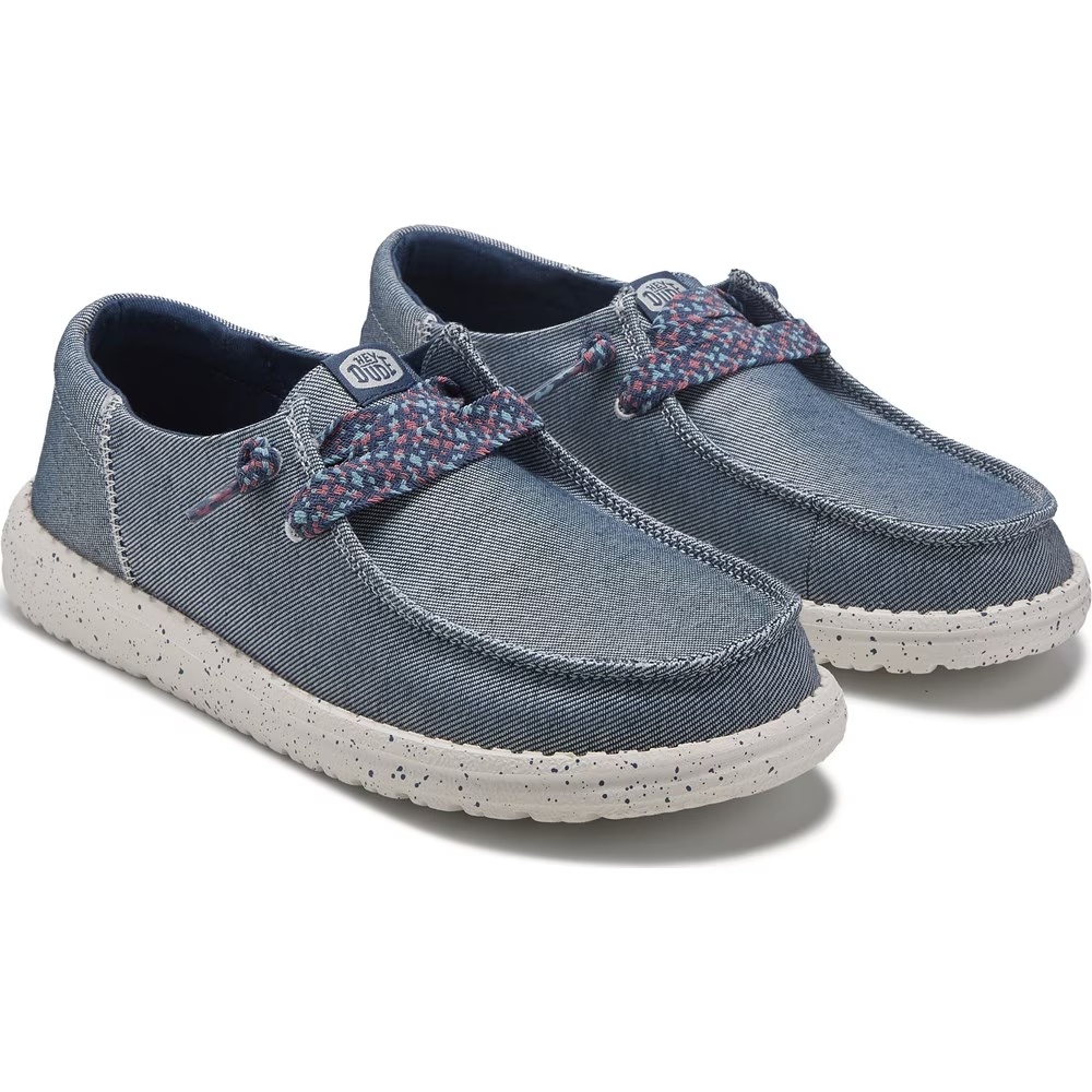 Wendy funk туфли-мокасины на резинке Heydude, navy blue