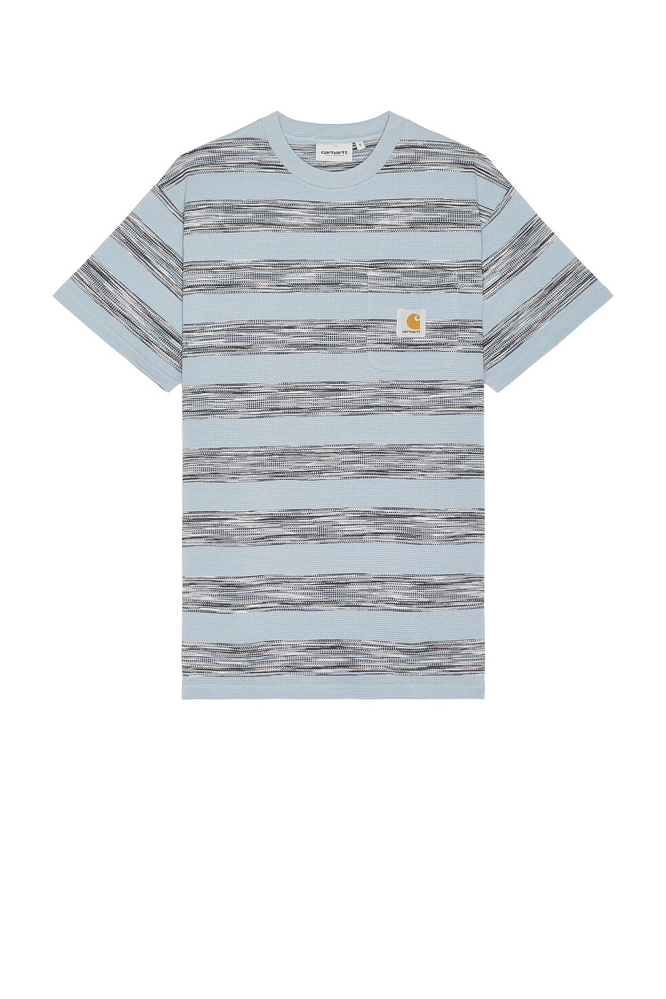 

Футболка с карманом Dodson Carhartt Wip, цвет Dodson Stripe Horizontal & Misty Sky