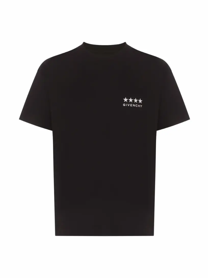 

Хлопковая футболка с логотипом Givenchy, черный