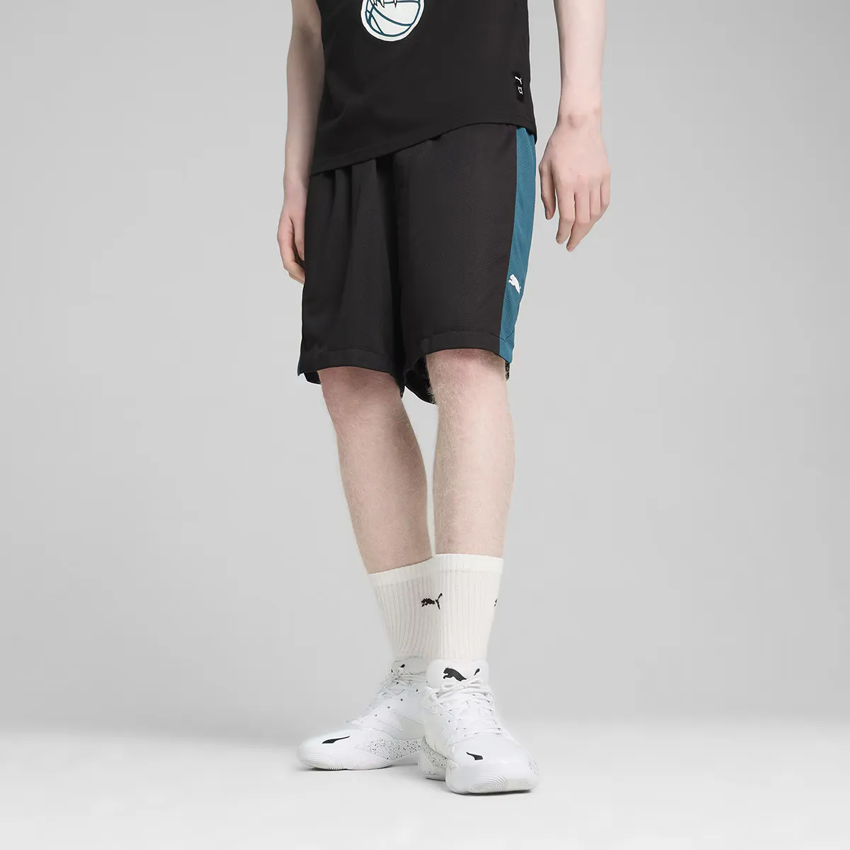 

Шорты Puma мужские для защиты от бросков, чёрный