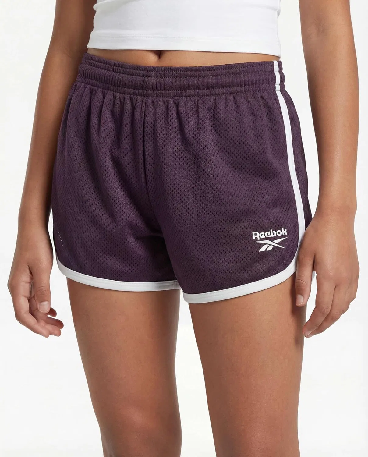 Шорты для девочек Reebok 3 Pack, Solid Black, Solid Plum Perfect, Solid Orchid Petal — фото 2