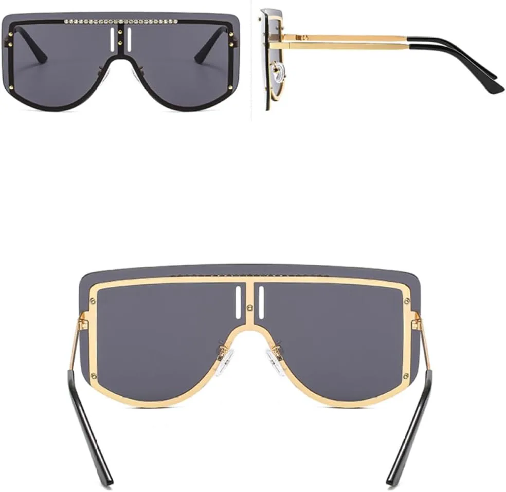 

Модные солнцезащитные очки для женщин и мужчин с бриллиантовым градиентом линз, оправой из сплава и металла, роскошные и стильные солнцезащитные очки LVTFCO, C5