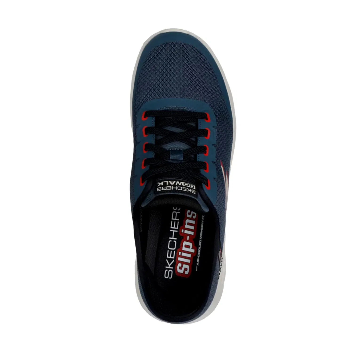 Men's Skechers Hands Free Slip-ins Go Walk Flex - Netro Slate 216332-SLT, синий — фото 2