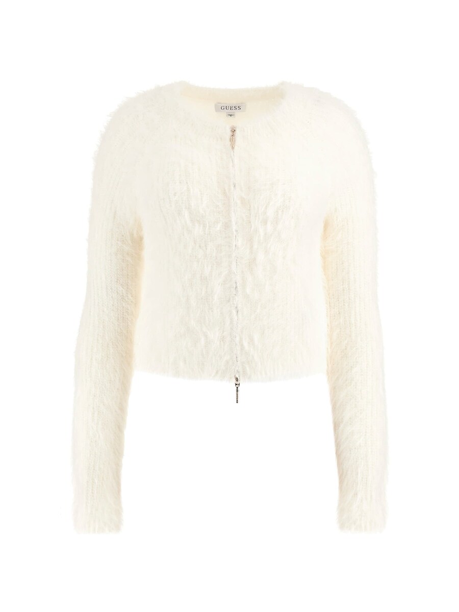 

Вязаный кардиган GUESS Knit Cardigan, белый