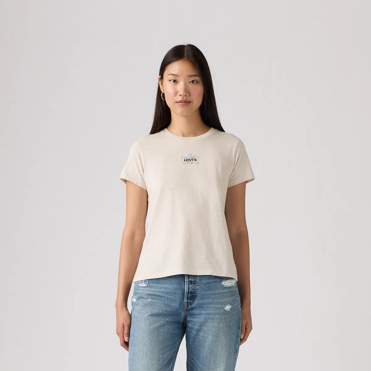 Футболка женская Heather Gray Levis — фото 4