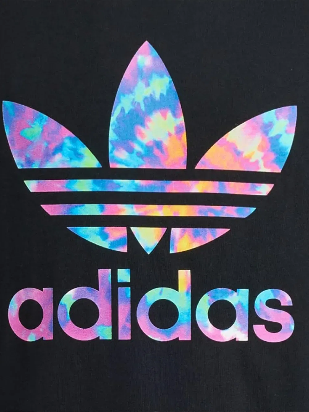Футболка с графическим принтом Adidas Kids, черный — фото 2
