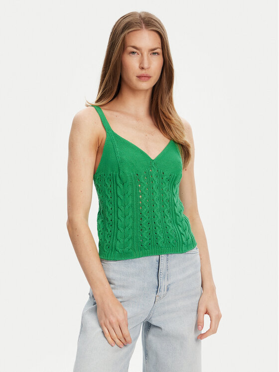 

Топ slim fit 101TDH01B United Colors Of Benetton, зеленый