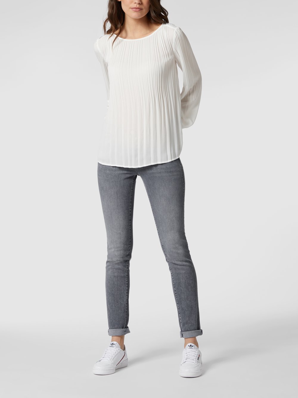 

Джинсы облегающего кроя с эластичными вставками, модель «Бетси» s.Oliver RED LABEL, серебряный