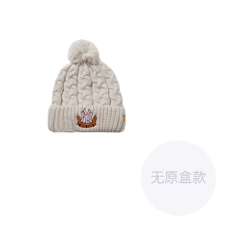 

New Era Акриловая женская шапка белая, White