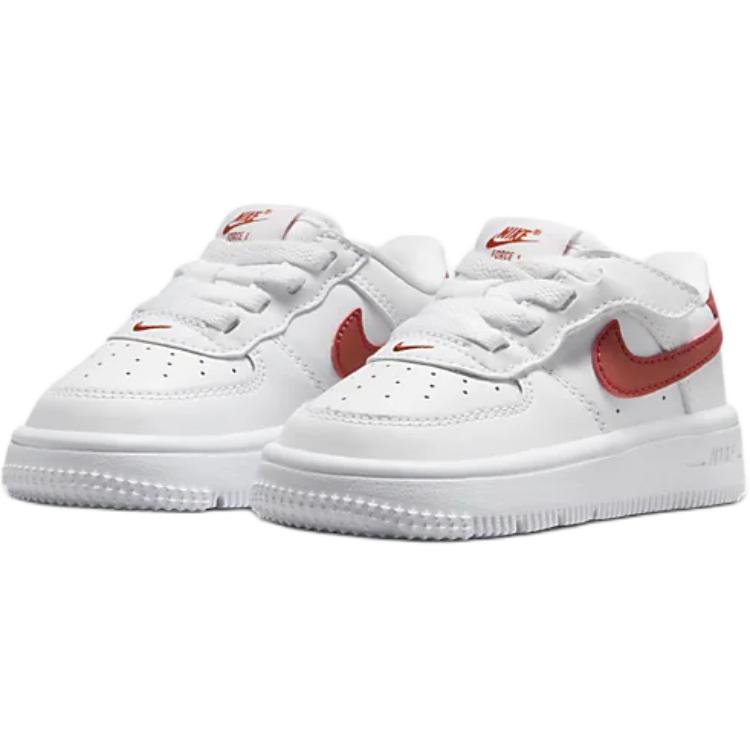 Nike Скользостойкие износостойкие низкие детские ботинки White Red Infant And Toddler — фото 3