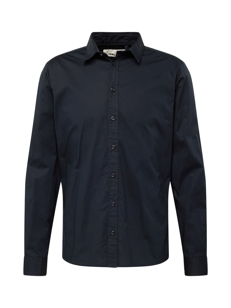 

Рубашка на пуговицах классического кроя BLEND, черный