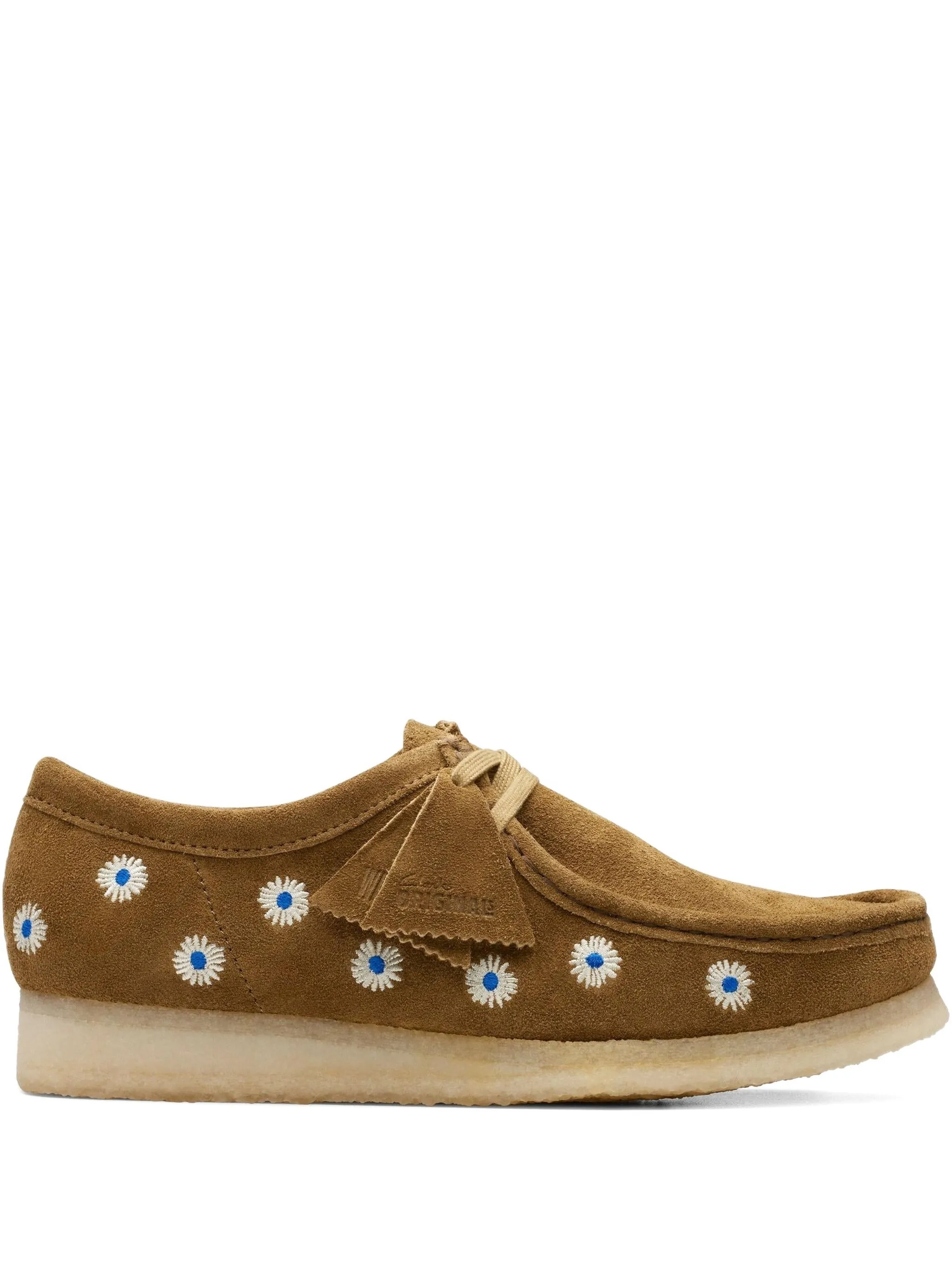 

Туфли дерби с вышивкой Clarks Originals, коричневый
