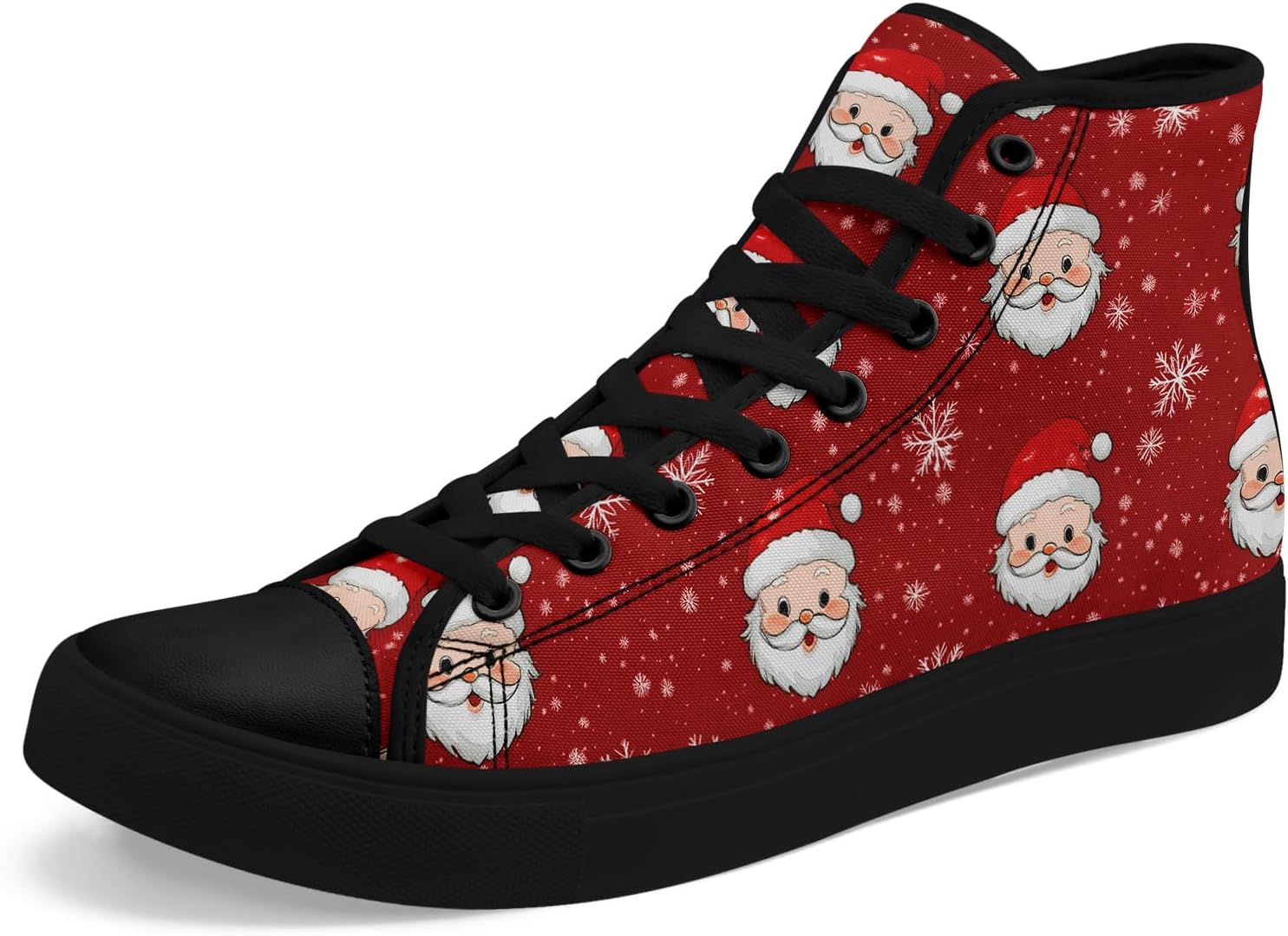 

Унисекс кроссовки на высокой подошве AWSOLE с рождественским принтом: Санта, череп, снеговик, легкие повседневные обувь для мужчин и женщин, белый/черный/красный/бежевый