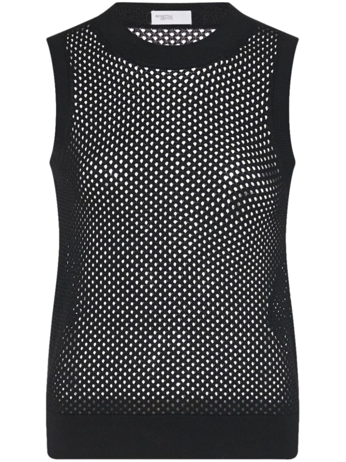 

Ажурный топ миди Rosetta Getty, черный