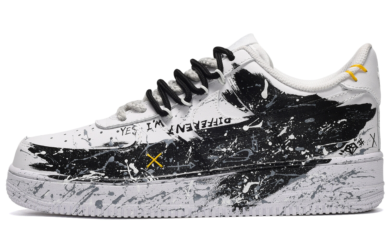 

Кроссовки Nike Air Force 1 Skateboard Shoes Men Low-Top Black White
