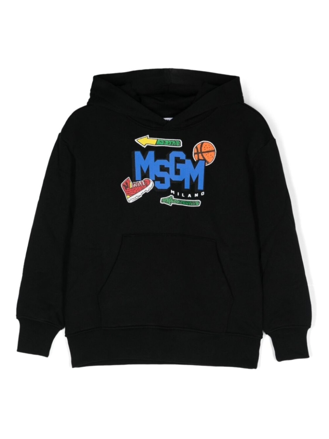 

MSGM Kids толстовка с принтом «Баскетбол», черный