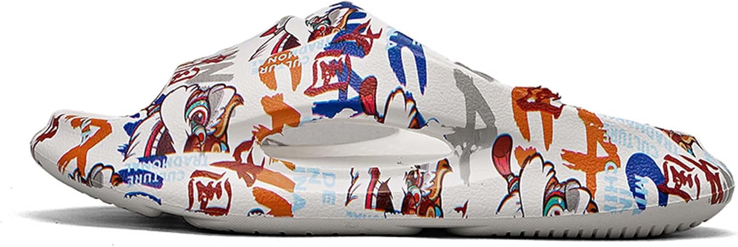 

Мужские быстросохнущие, легкие, нескользящие, открытые тапочки из ЭВА для путешествий, ванной и дома, воздухопроницаемые Generic, белый