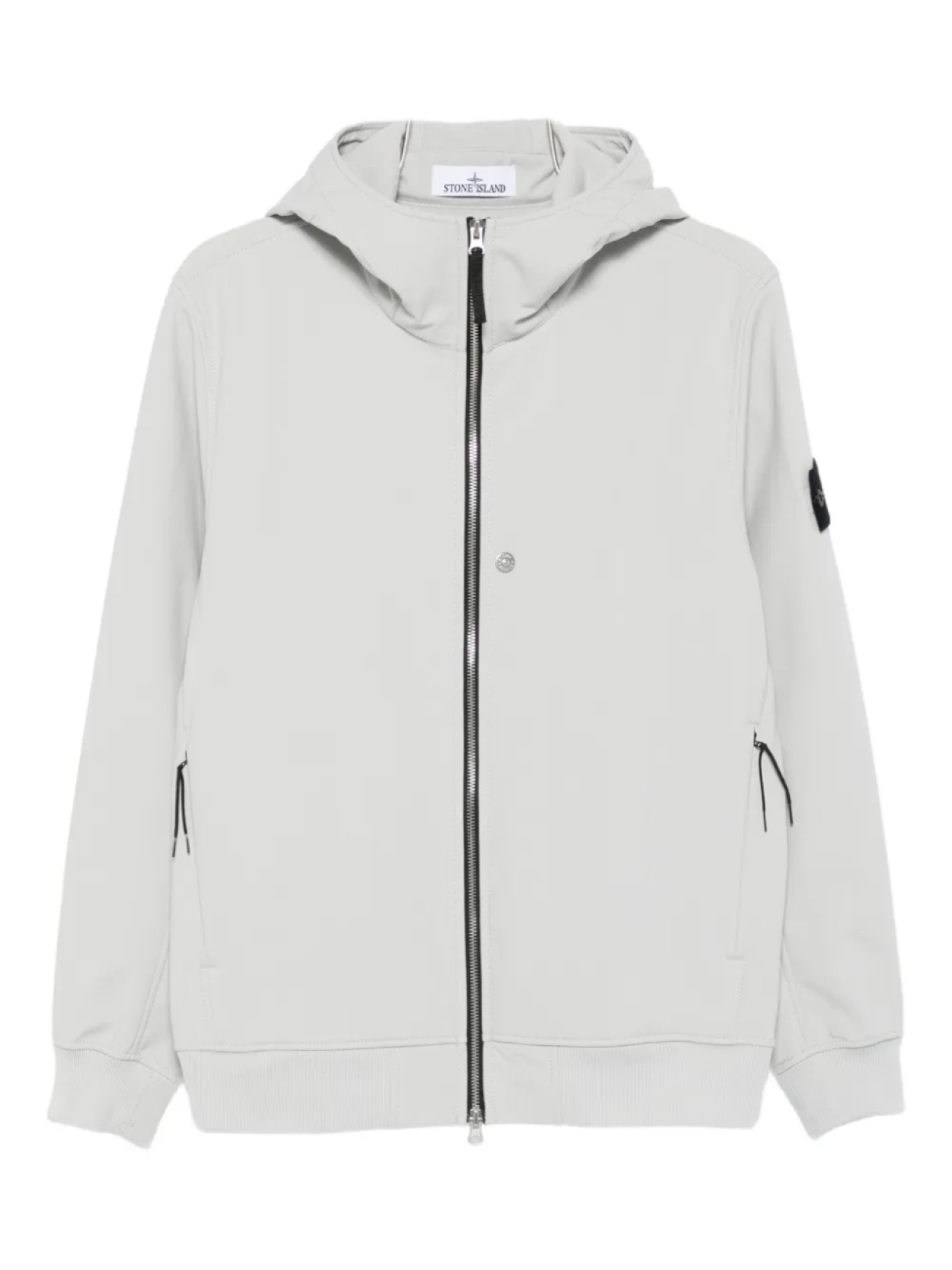 

Куртка Stone Island Q100004 с капюшоном и застежкой-молнией спереди, серый