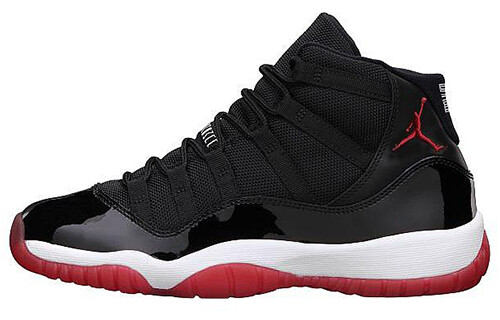 

Кроссовки Jordan Air Jordan 11 Vintage Basketball 378038-010, черный/белый/красный