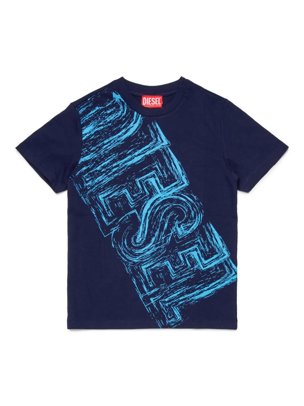 

Футболка с логотипом Diesel Kids, синий