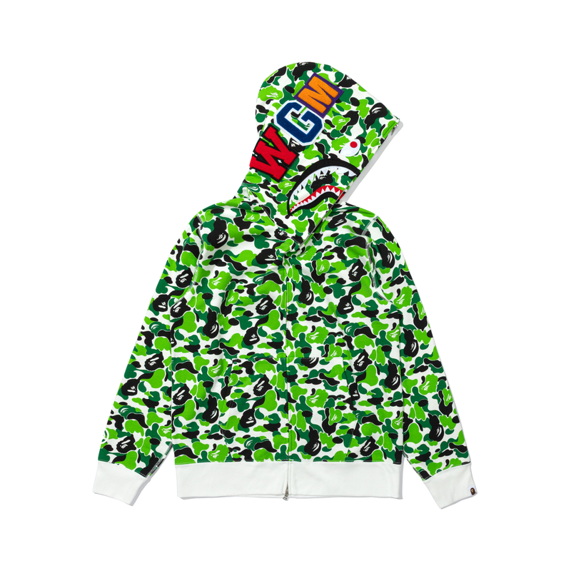 Толстовка BAPE STORE PACK FW25 Unisex A BATHING APE, зеленый & черный — фото 3