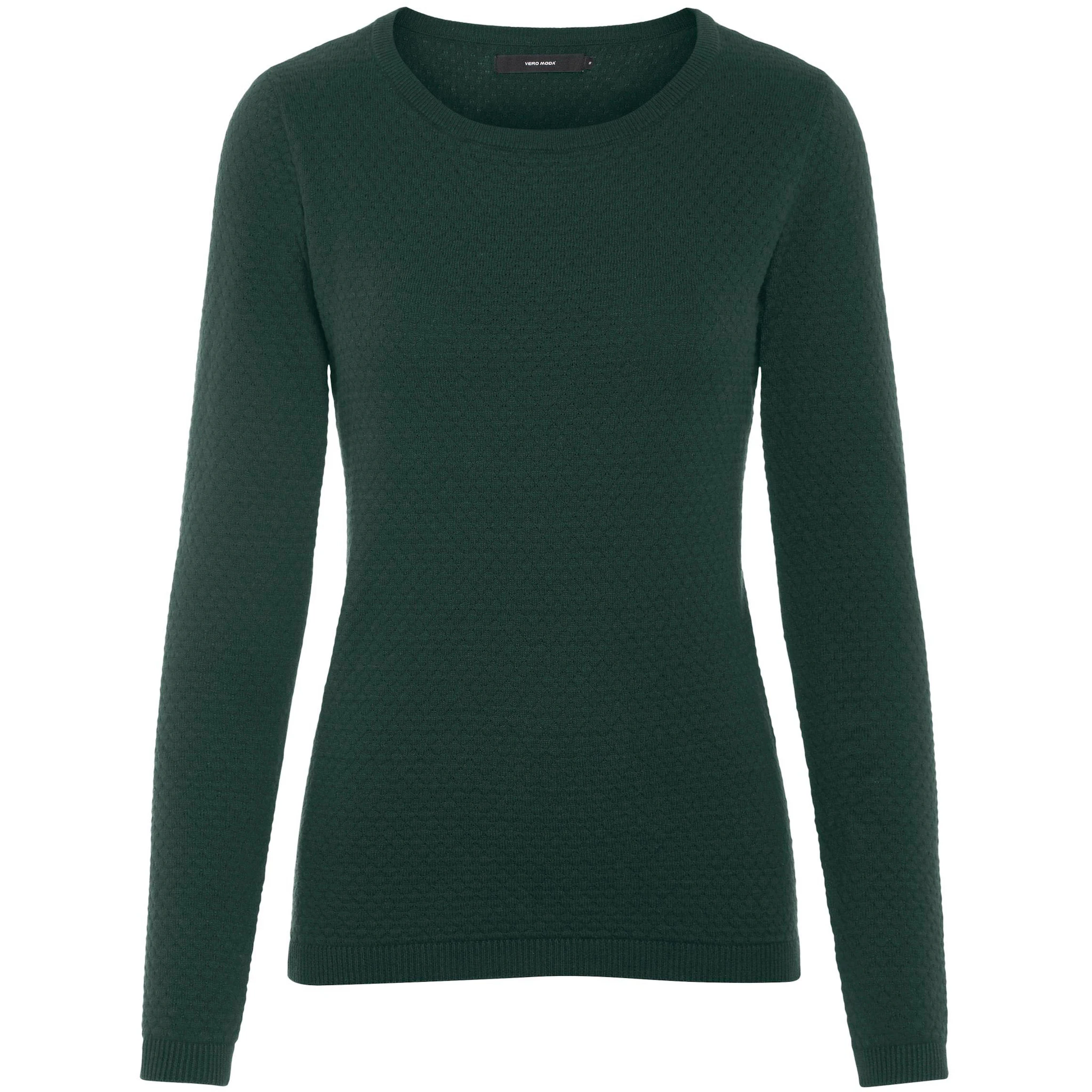 

Свитер Vero Moda с круглым вырезом "VMCARE STRUCTURE LS O-NECK BLOUSE", из натурального хлопка, цвет Pine Grove