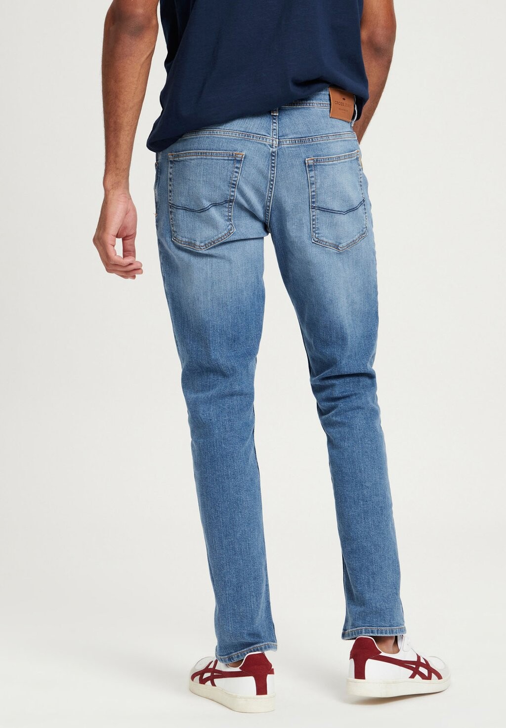 

Джинсы зауженного кроя Cross Jeans, синий деним