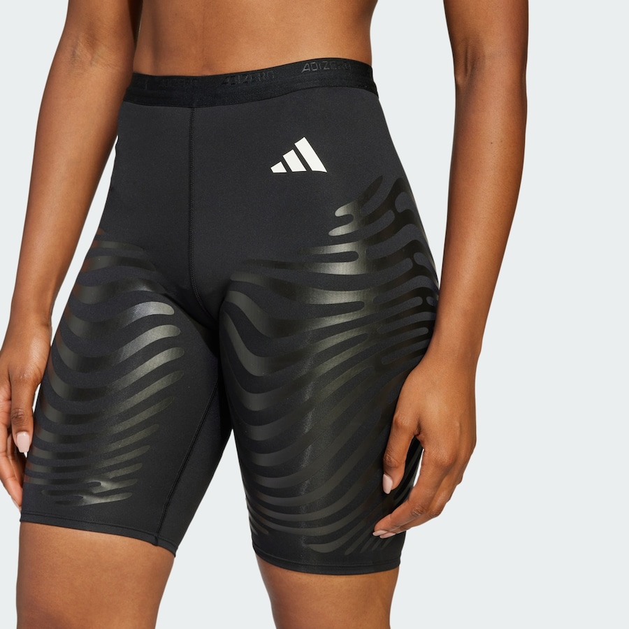 Узкие спортивные брюки ADIDAS PERFORMANCE Adizero Control Running Short, черный — фото 4