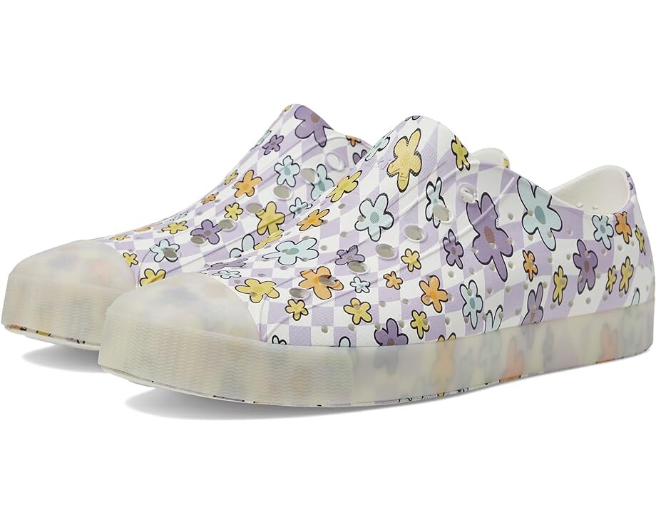 

Кроссовки Native Shoes Jefferson Sugarlite Print, цвет Shell White/Translucent/Daisy Grid