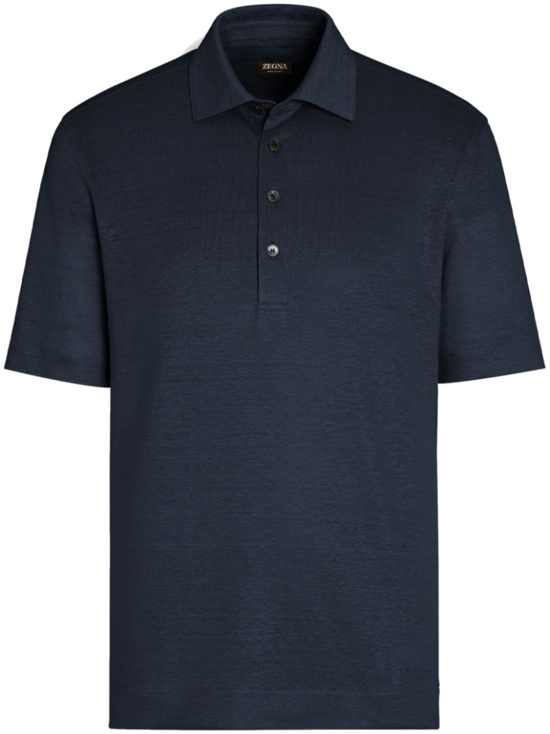 

Zegna льняная рубашка поло, синий