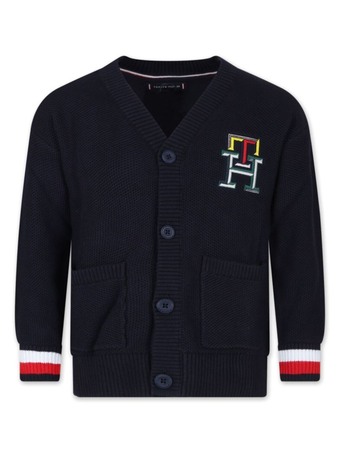 

Tommy Hilfiger Junior кардиган с логотипом, синий