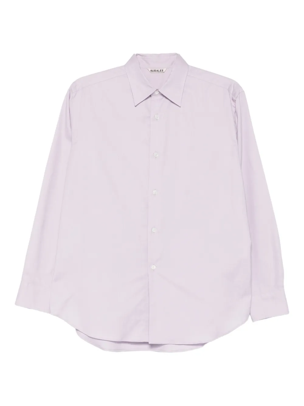 

Рубашка из оксфорда Finx Ox Chambray на пуговицах с воротником Auralee, фиолетовый