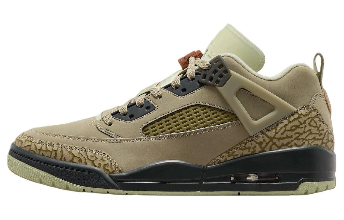 Кроссовки Jordan Spizike Vintage Basketball Shoes Men Low-top Brown, коричневый