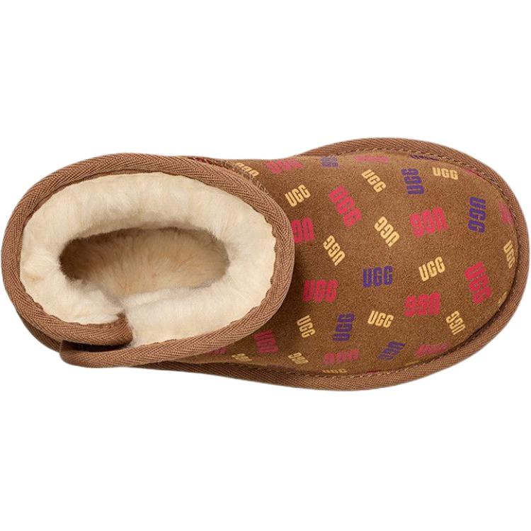 UGG Детские зимние ботинки Brown для детей 3-7 лет — фото 4