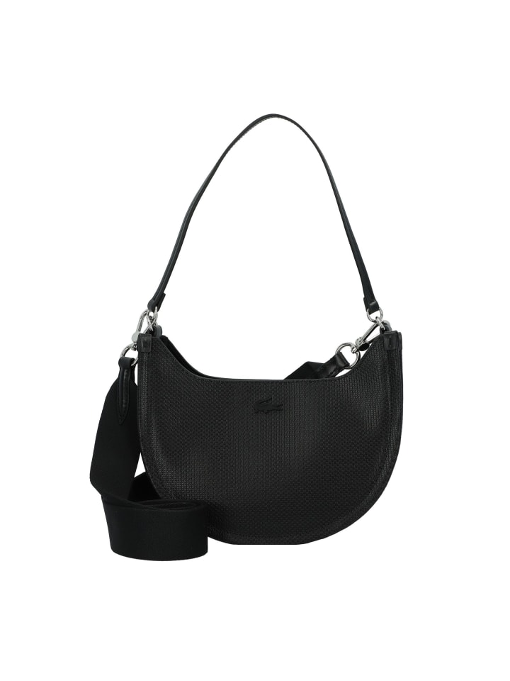 

Наплечная сумка Lacoste Chantaco Classics Schultertasche Leder 23 cm, цвет noir