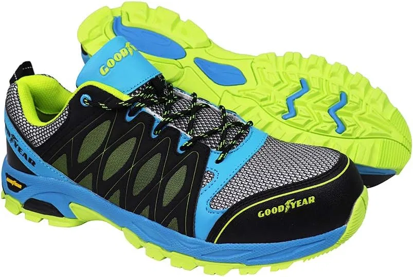 Мужские защитные ботинки Goodyear S1P SRA HRO без металлических деталей, Multicoloured