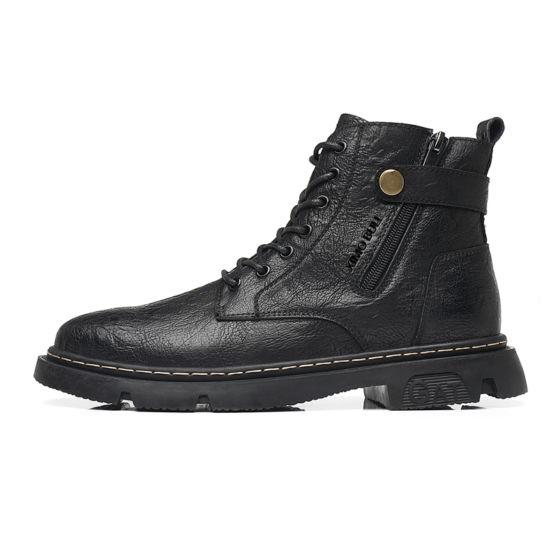 

Короткие мужские ботинки Martin 3 см XIMO BULL, Black