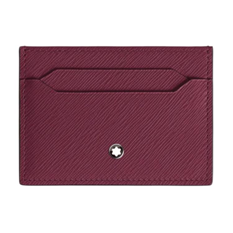 

MONTBLANC Кожаный картхолдер мужской тёмно-бордовый