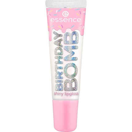 

Блеск для губ Birthday Bomb Shiny № 01 Прозрачный натуральный блестящий Essence