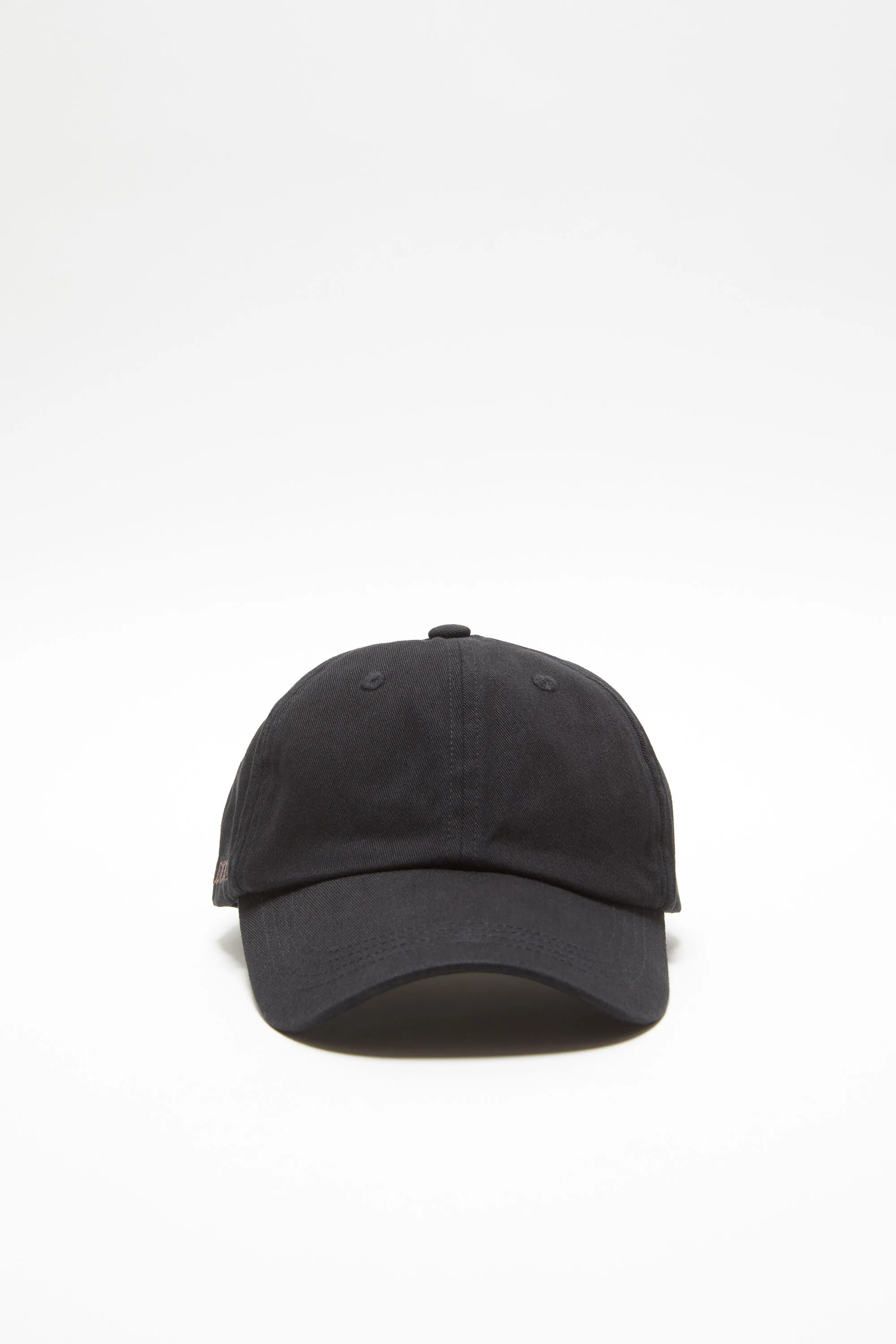 

Хлопковая саржевая шапочка Acne Studios, черный