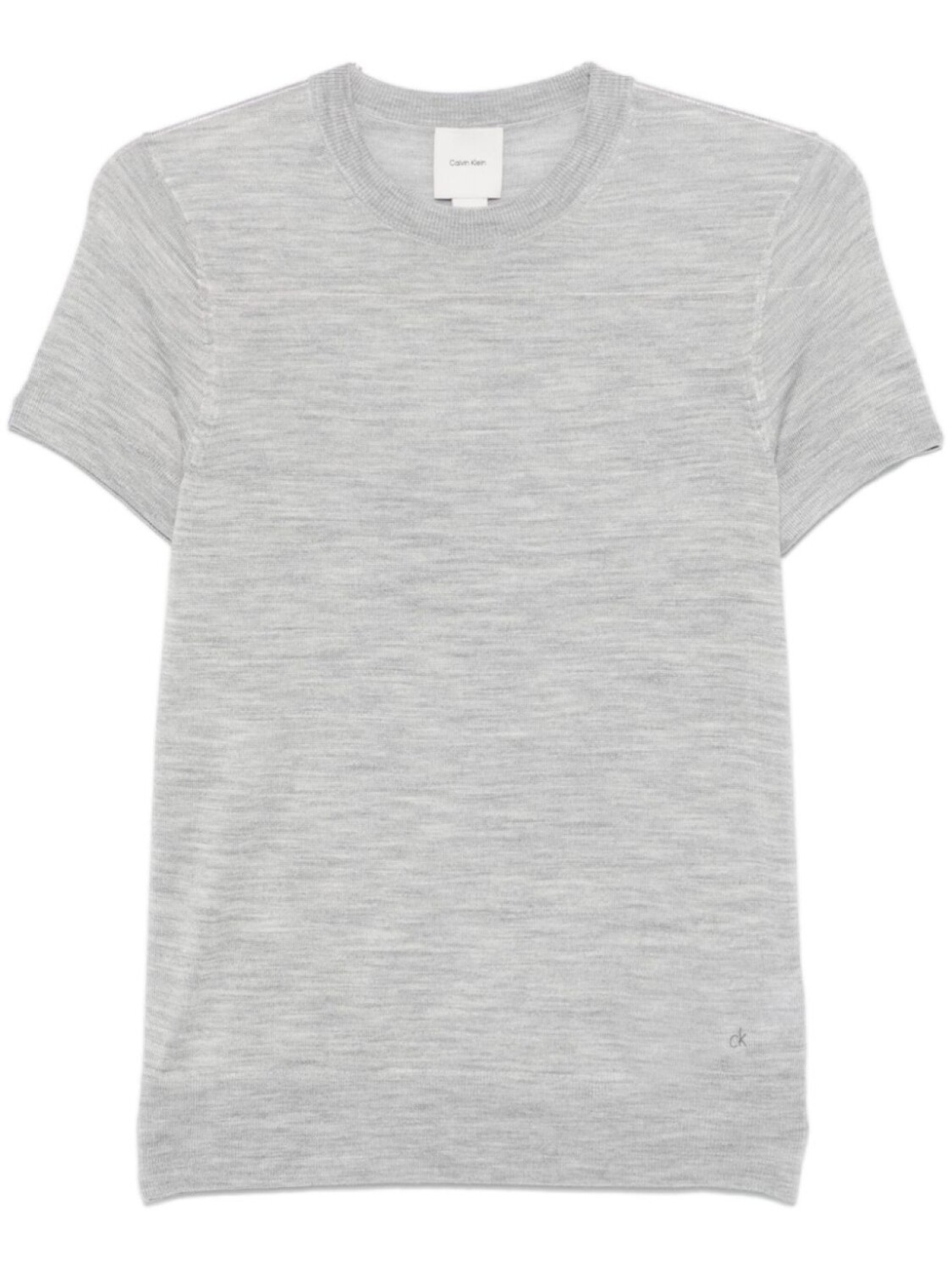 

Футболка меланжевая Calvin Klein, серый