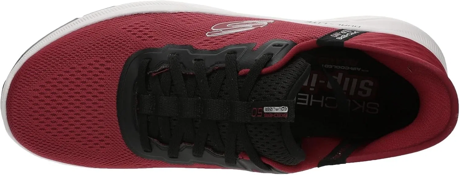 Мужские спортивные кроссовки Skechers RF: Edgeride Standpoint Trainers, Red Black — фото 2