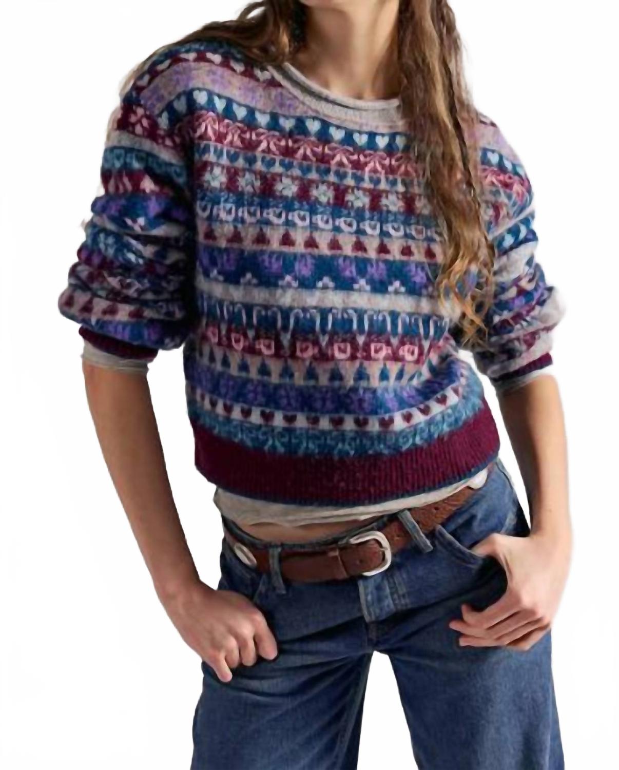 

Свитер Favorite Things в цвете Frosted Wine Free People, Frosted Wine Combo