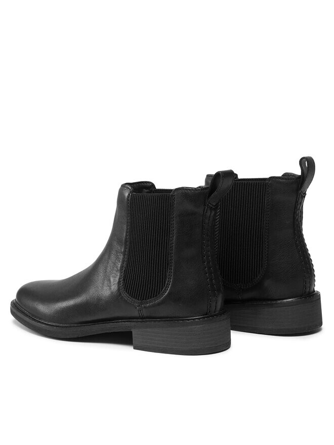 Ботинки женские Clarks Cologne Arlo 2 на плоской подошве, черный — фото 3