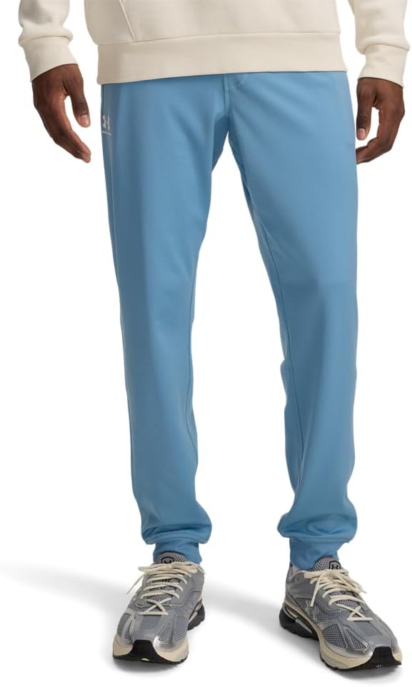 

Under Armour мужские спортивные трикотажные джоггеры, (418) Blue Smoke/White