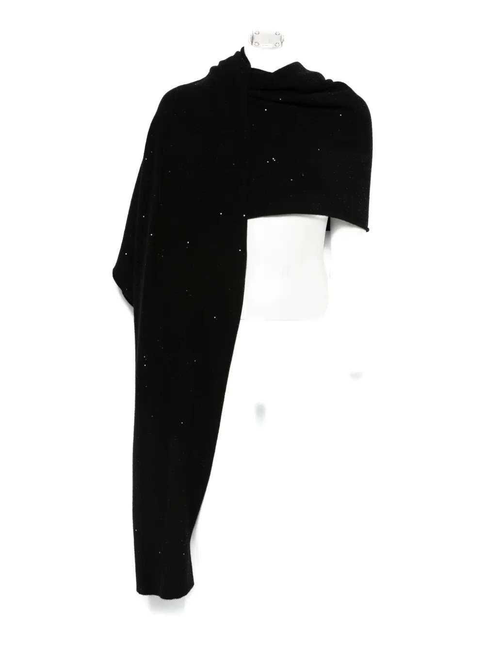 

Шарф, украшенный пайетками Antonelli, черный