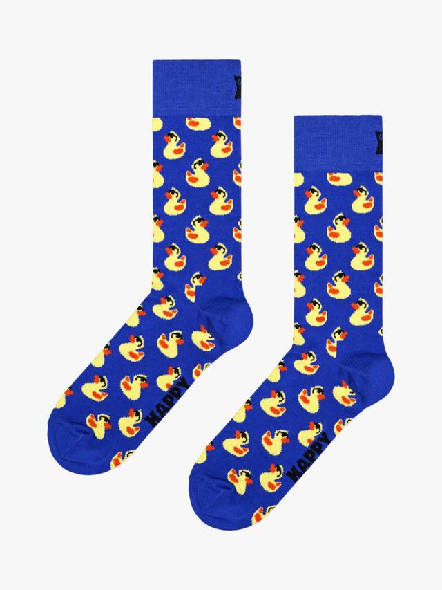 

Носки с резиновыми уточками Happy Socks, One Size, Blue