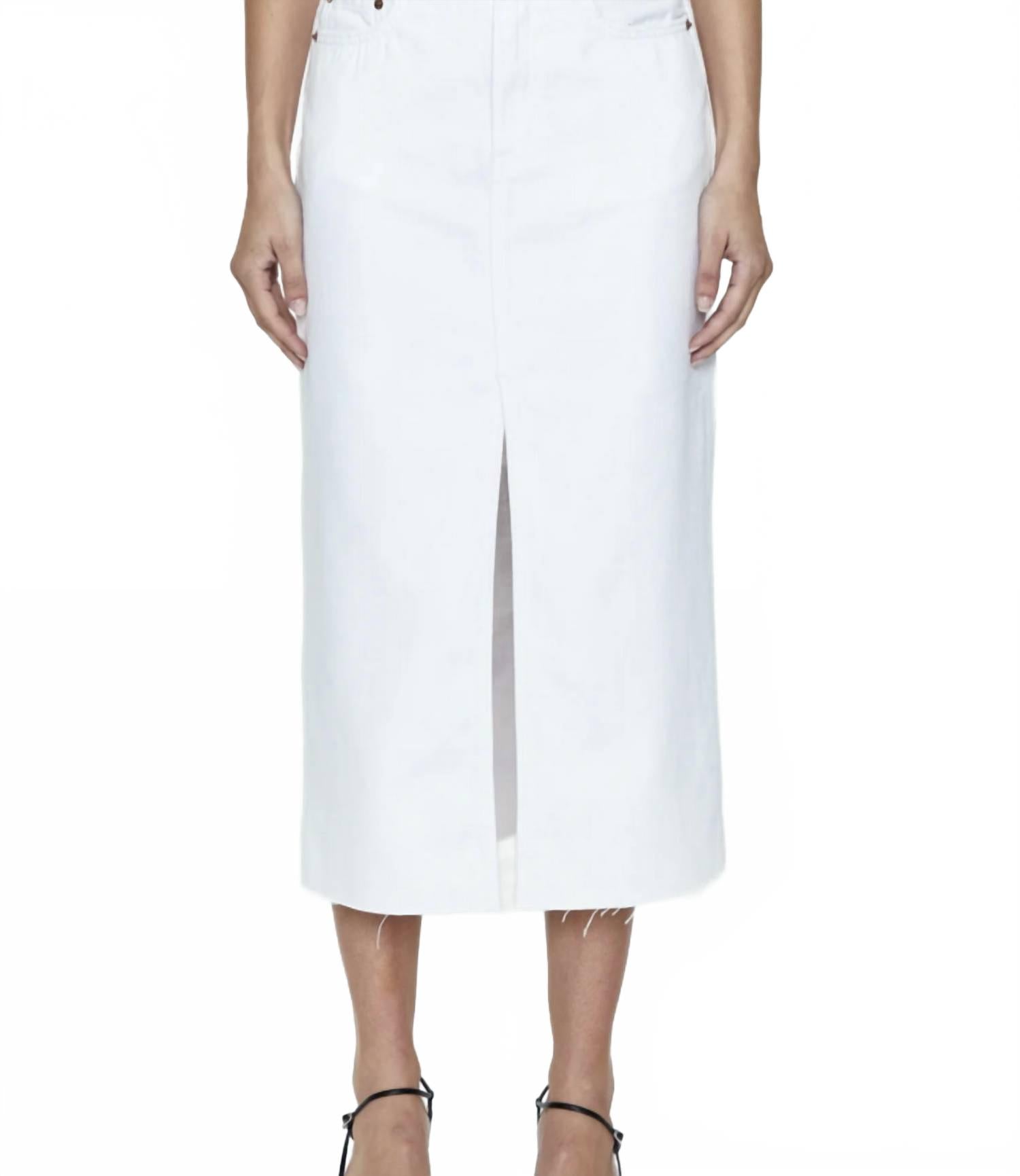 

Элис миди-юбка в белом PISTOLA