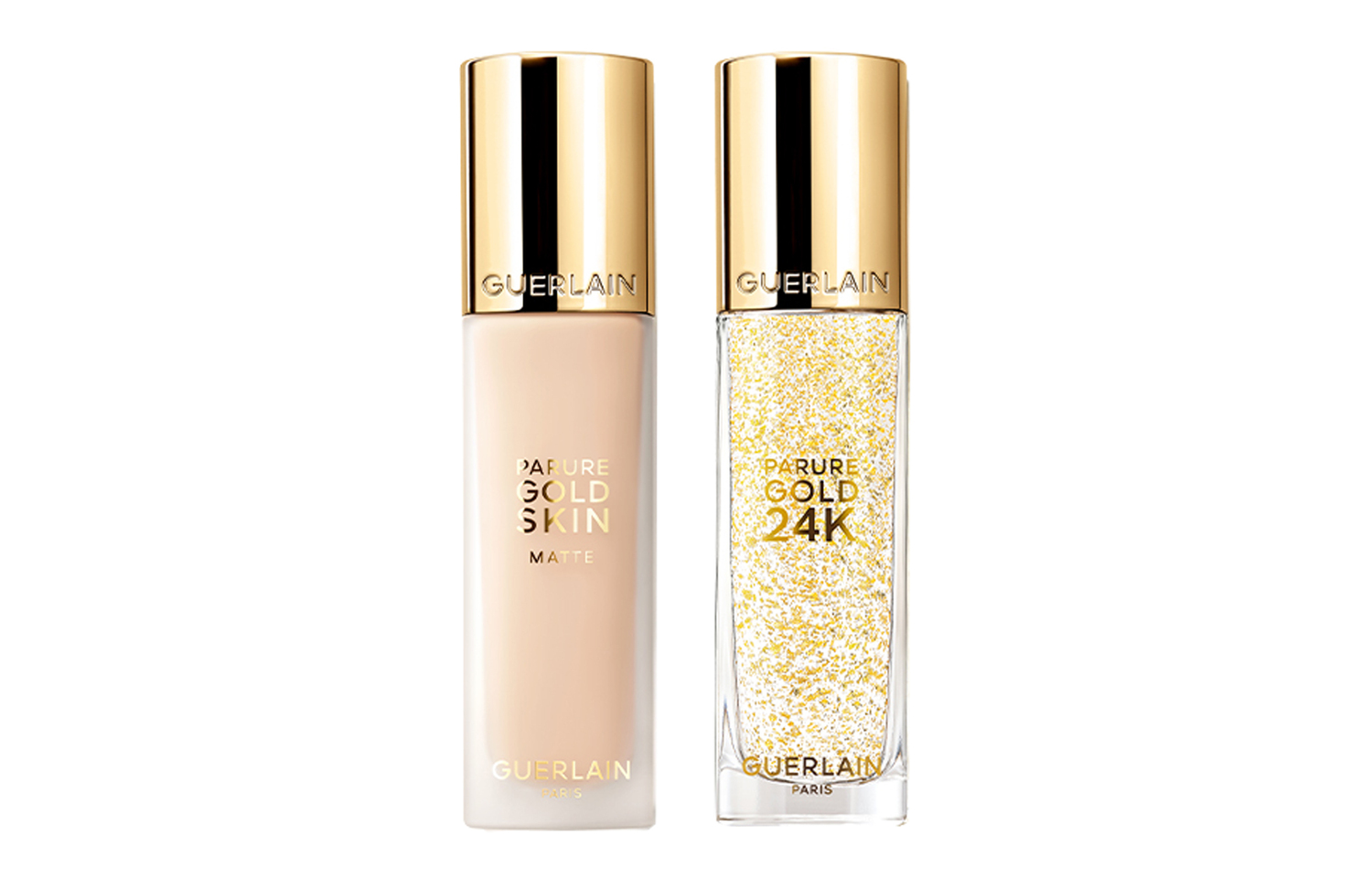 GUERLAIN Jiaolan Golden Diamond Radiance матовый тональный гель набор для макияжа коррекция тона кожи 35ml+35ml — фото 3