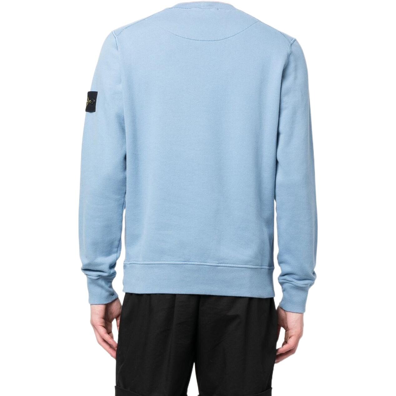 Толстовка мужская светло-голубая Stone Island, светло-голубой — фото 3